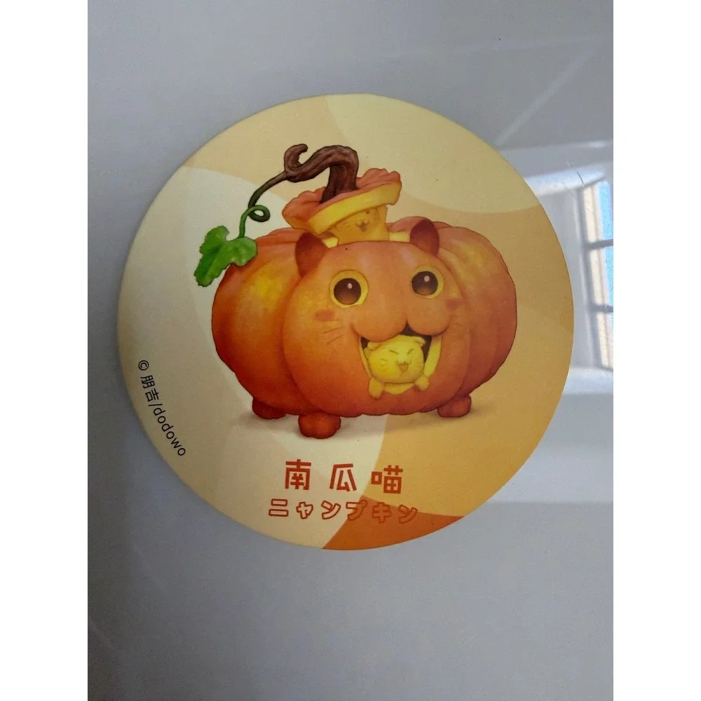 Dodowo‎ Vegetable Fairies Coasters Cork Backed Set of 5 Kawaii Japanese Ponkichi